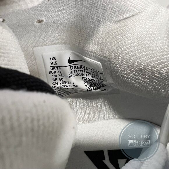 Nike PG 6 TB Promo Basketball Shoes White Black DX6654-100 Size 8.5 main image 5